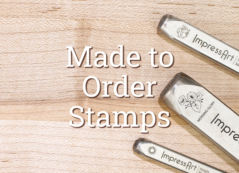 ImpressArt  Shop Made to Order Design Stamps for Jewelry Making - Ultra  Detail & Simply Made Stamps